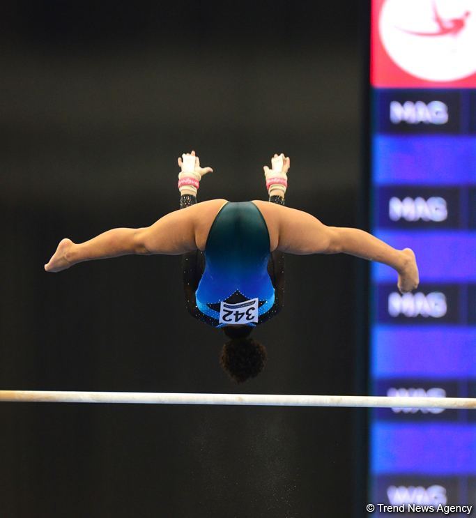 First day of FIG Artistic Gymnastics Apparatus World Cup kicks off in Baku (PHOTO)
