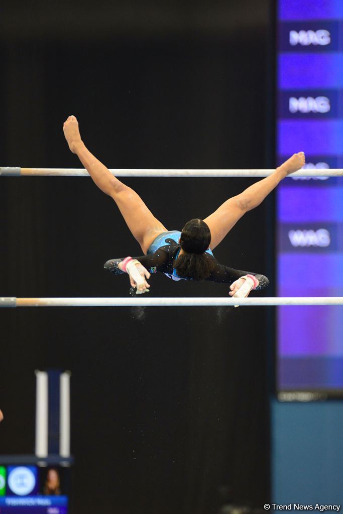 First day of FIG Artistic Gymnastics Apparatus World Cup kicks off in Baku (PHOTO)