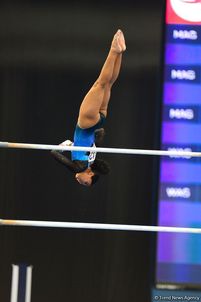 First day of FIG Artistic Gymnastics Apparatus World Cup kicks off in Baku (PHOTO)