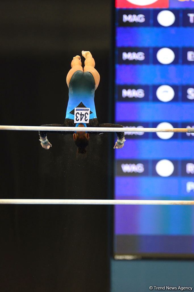 First day of FIG Artistic Gymnastics Apparatus World Cup kicks off in Baku (PHOTO)