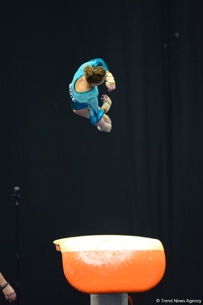 First day of FIG Artistic Gymnastics Apparatus World Cup kicks off in Baku (PHOTO)