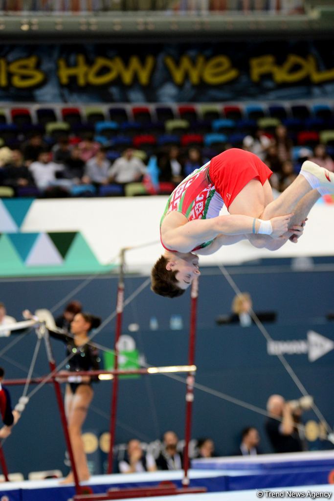 First day of FIG Artistic Gymnastics Apparatus World Cup kicks off in Baku (PHOTO)
