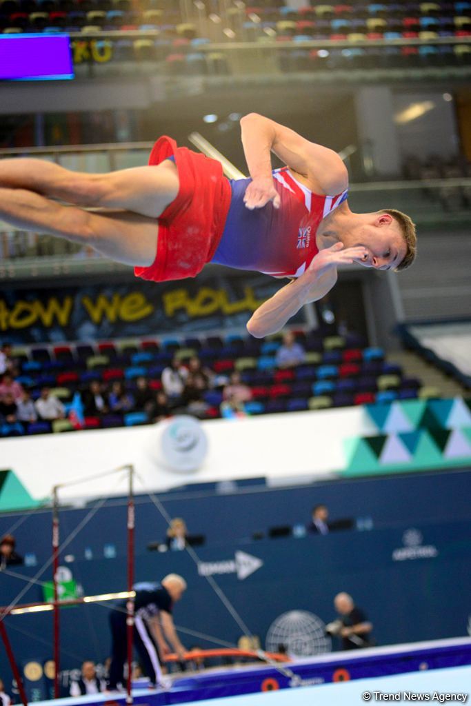 First day of FIG Artistic Gymnastics Apparatus World Cup kicks off in Baku (PHOTO)
