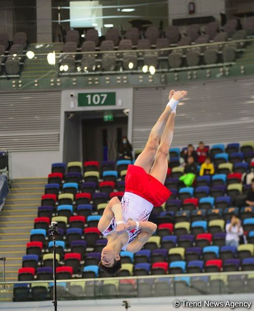 First day of FIG Artistic Gymnastics Apparatus World Cup kicks off in Baku (PHOTO)