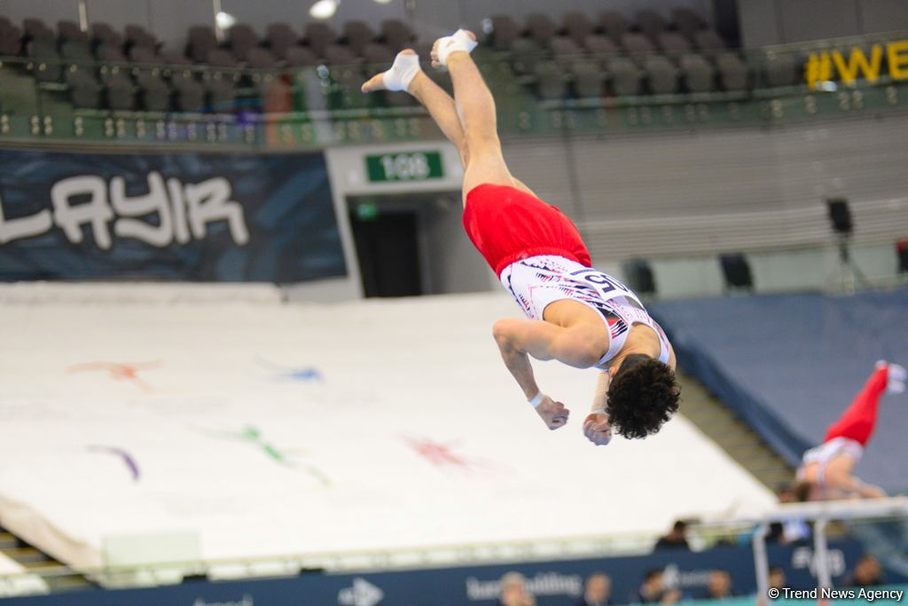 First day of FIG Artistic Gymnastics Apparatus World Cup kicks off in Baku (PHOTO)