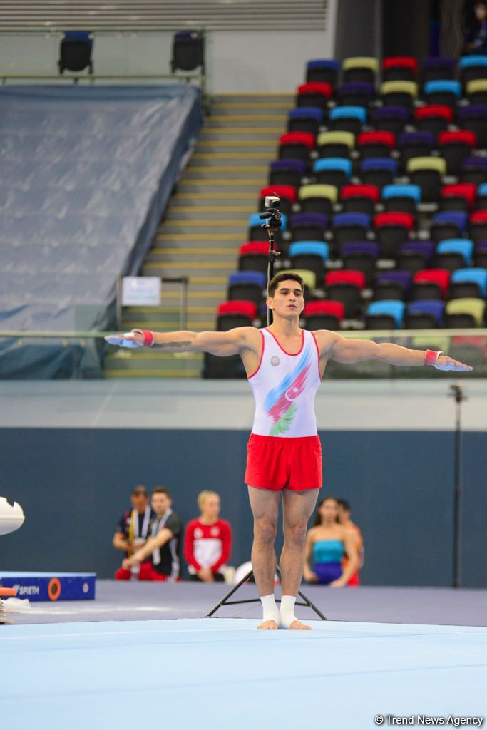 First day of FIG Artistic Gymnastics Apparatus World Cup kicks off in Baku (PHOTO)