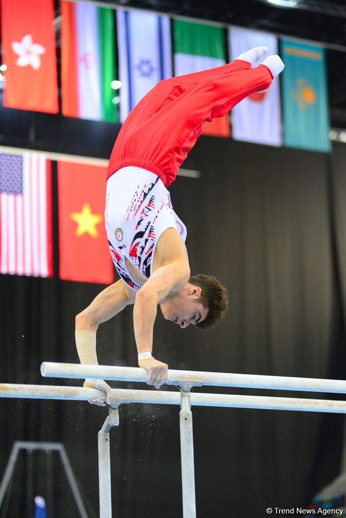 First day of FIG Artistic Gymnastics Apparatus World Cup kicks off in Baku (PHOTO)