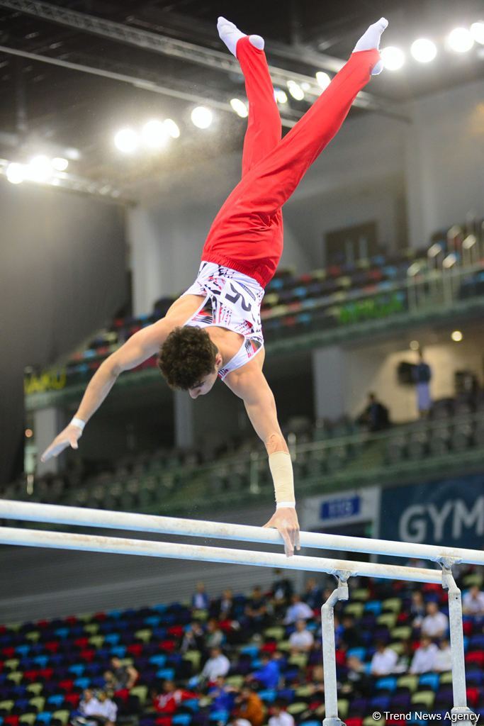First day of FIG Artistic Gymnastics Apparatus World Cup kicks off in Baku (PHOTO)