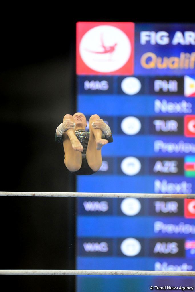 First day of FIG Artistic Gymnastics Apparatus World Cup kicks off in Baku (PHOTO)