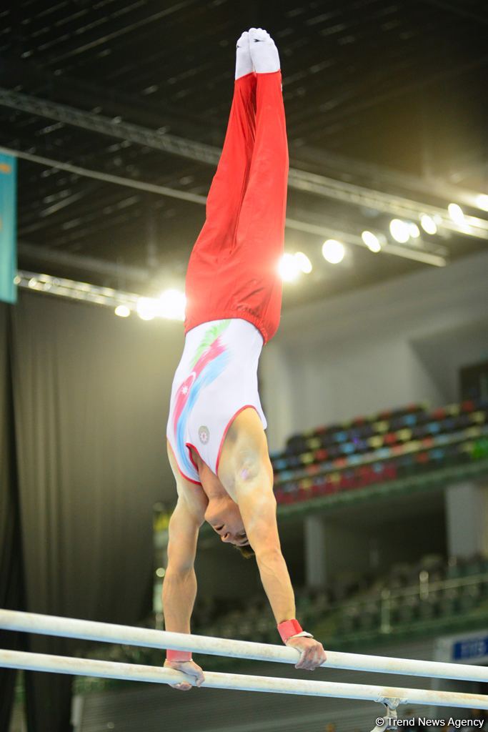 First day of FIG Artistic Gymnastics Apparatus World Cup kicks off in Baku (PHOTO)