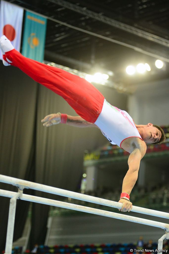 First day of FIG Artistic Gymnastics Apparatus World Cup kicks off in Baku (PHOTO)