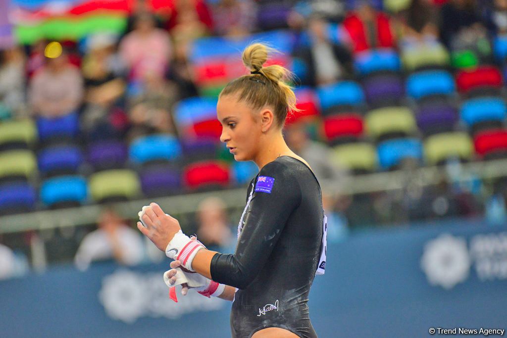 First day of FIG Artistic Gymnastics Apparatus World Cup kicks off in Baku (PHOTO)