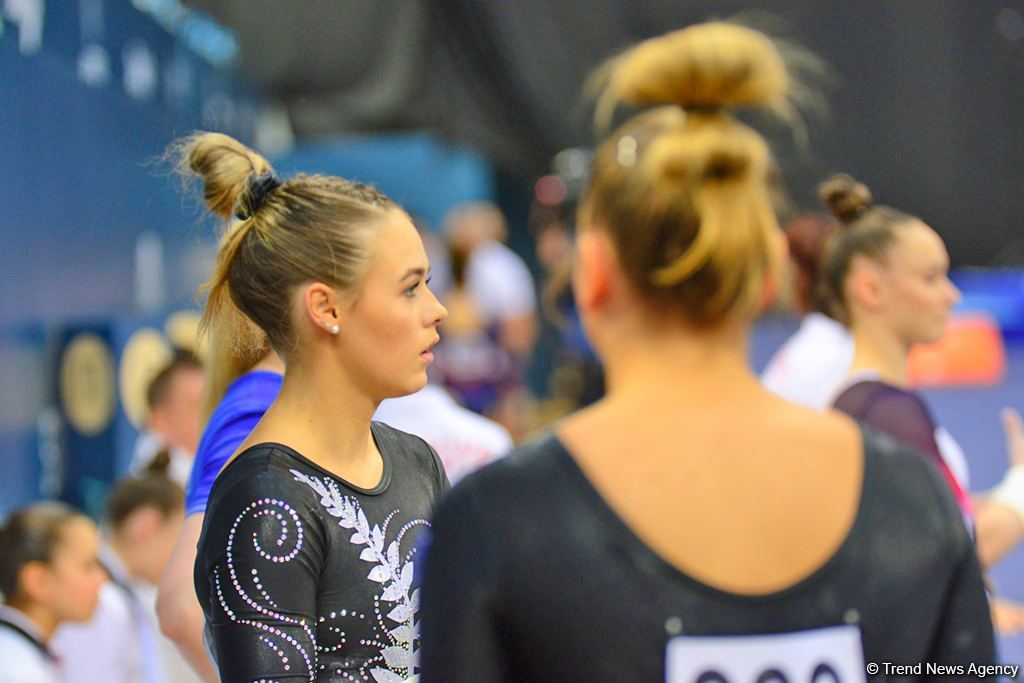 First day of FIG Artistic Gymnastics Apparatus World Cup kicks off in Baku (PHOTO)