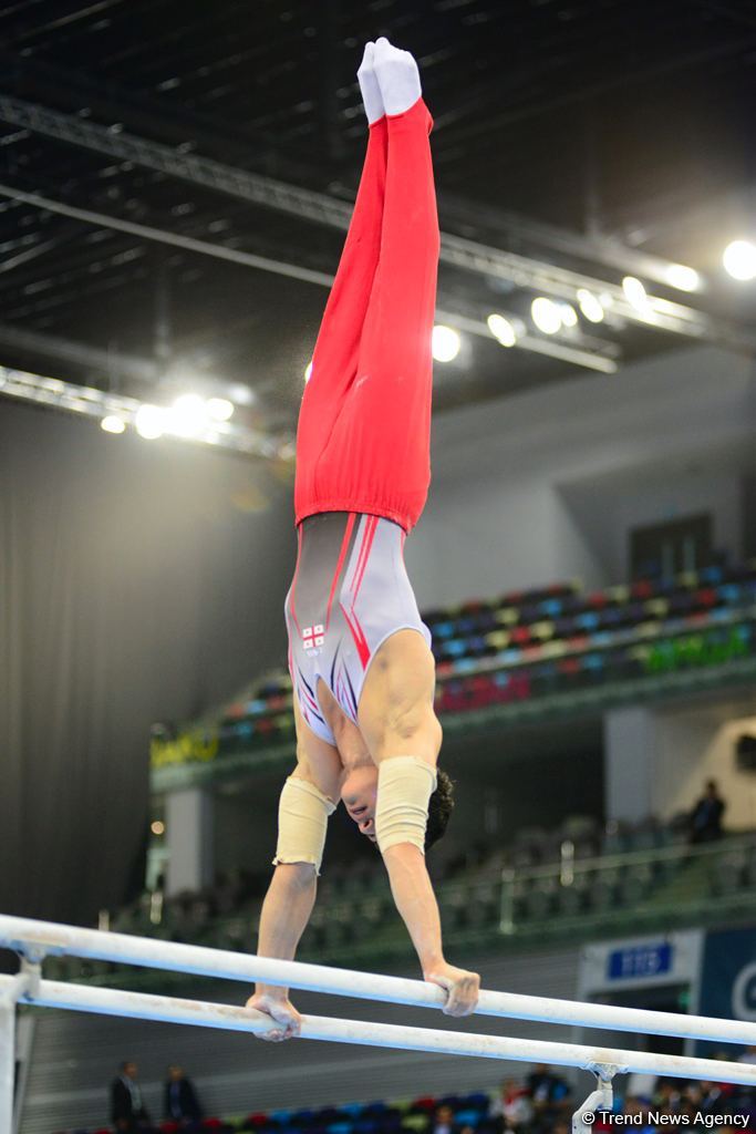 First day of FIG Artistic Gymnastics Apparatus World Cup kicks off in Baku (PHOTO)