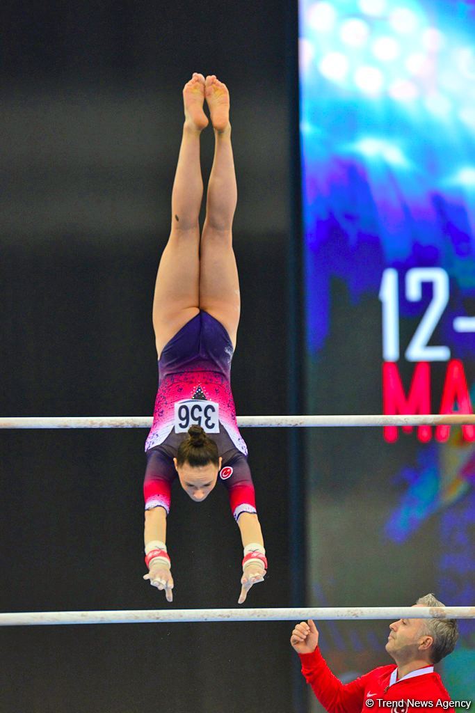 First day of FIG Artistic Gymnastics Apparatus World Cup kicks off in Baku (PHOTO)