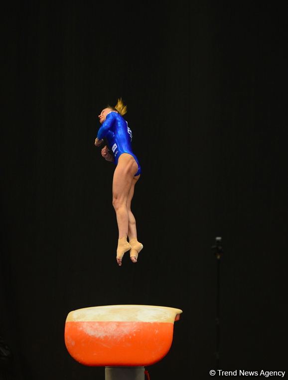 First day of FIG Artistic Gymnastics Apparatus World Cup kicks off in Baku (PHOTO)
