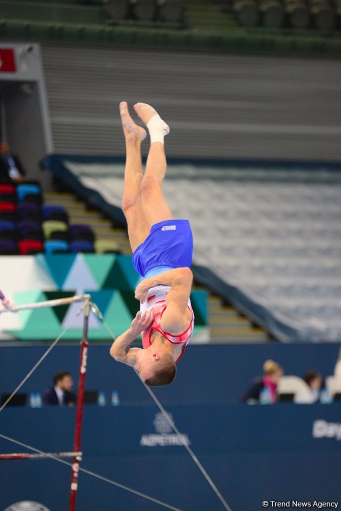 First day of FIG Artistic Gymnastics Apparatus World Cup kicks off in Baku (PHOTO)