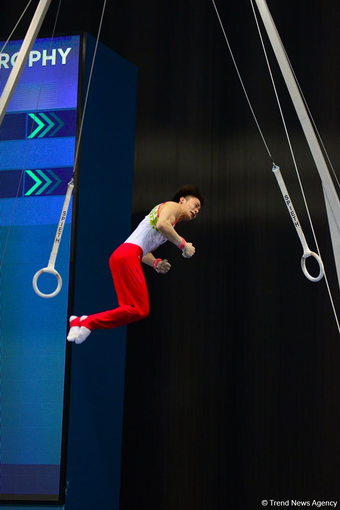 First day of FIG Artistic Gymnastics Apparatus World Cup kicks off in Baku (PHOTO)