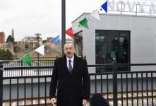 President Ilham Aliyev inaugurated Pirshaghi-Goradil-Novkhani-Sumgayit section of Absheron circular railway after renovation (PHOTO/VIDEO)
