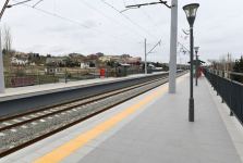 President Ilham Aliyev inaugurated Pirshaghi-Goradil-Novkhani-Sumgayit section of Absheron circular railway after renovation (PHOTO/VIDEO)