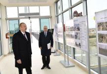 President Ilham Aliyev inaugurated Pirshaghi-Goradil-Novkhani-Sumgayit section of Absheron circular railway after renovation (PHOTO/VIDEO)