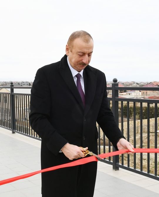 President Ilham Aliyev inaugurated Pirshaghi-Goradil-Novkhani-Sumgayit section of Absheron circular railway after renovation (PHOTO/VIDEO)