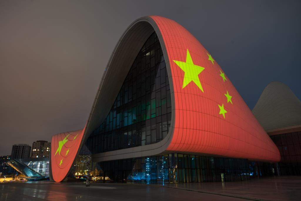 Azerbaijan's Heydar Aliyev Center supports countries where COVID-19 widespread (PHOTO/VIDEO) (UPDATE)
