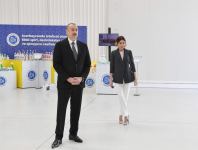 President Ilham Aliyev, First Lady Mehriban Aliyeva attend opening of medical masks manufacturing enterprise in Sumgayit Chemical Industrial Park (PHOTO/VIDEO)