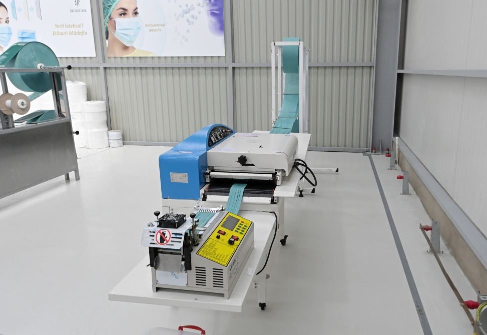 President Ilham Aliyev, First Lady Mehriban Aliyeva attend opening of medical masks manufacturing enterprise in Sumgayit Chemical Industrial Park (PHOTO/VIDEO)