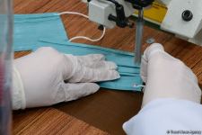 Azerbaijan launches production of medical masks (PHOTO/VIDEO) (UPDATE)