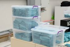 Azerbaijan launches production of medical masks (PHOTO/VIDEO) (UPDATE)