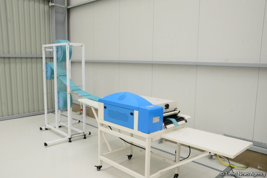 Azerbaijan launches production of medical masks (PHOTO/VIDEO) (UPDATE)