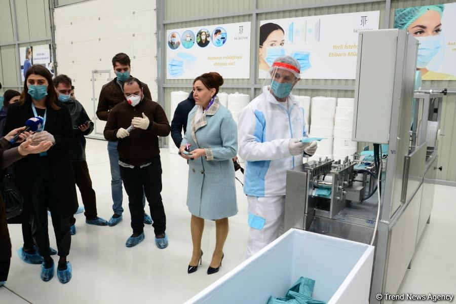 Azerbaijan launches production of medical masks (PHOTO/VIDEO) (UPDATE)