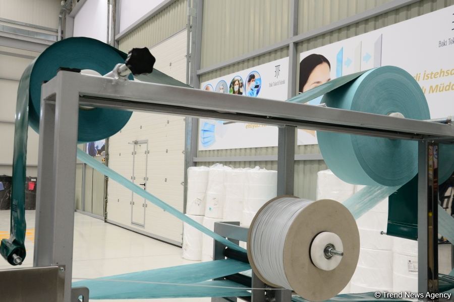 Azerbaijan launches production of medical masks (PHOTO/VIDEO) (UPDATE)