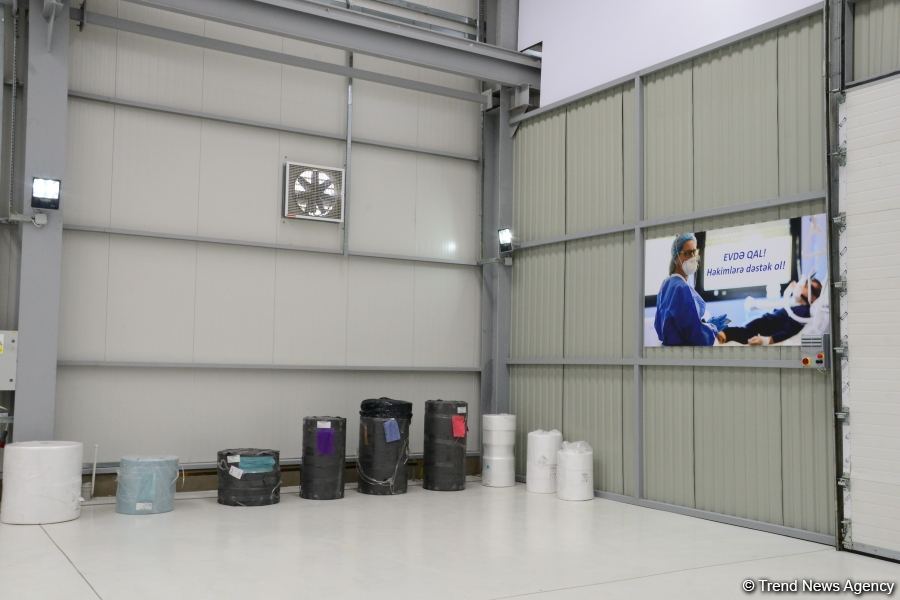 Azerbaijan launches production of medical masks (PHOTO/VIDEO) (UPDATE)