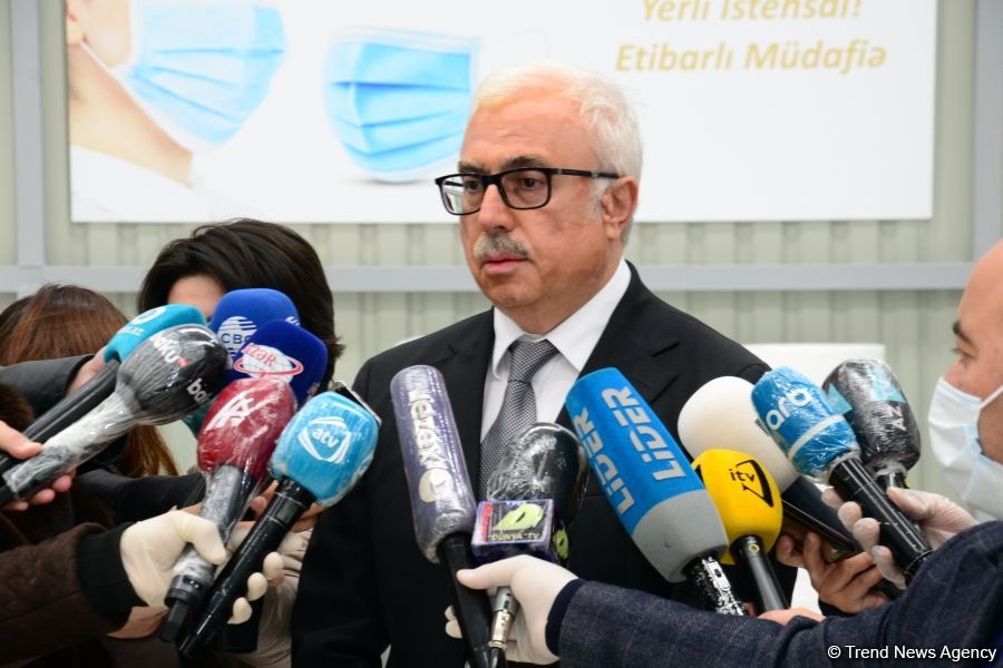 Azerbaijan launches production of medical masks (PHOTO/VIDEO) (UPDATE)