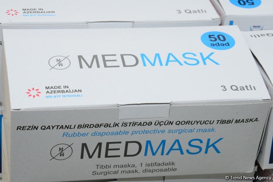 Azerbaijan launches production of medical masks (PHOTO/VIDEO) (UPDATE)