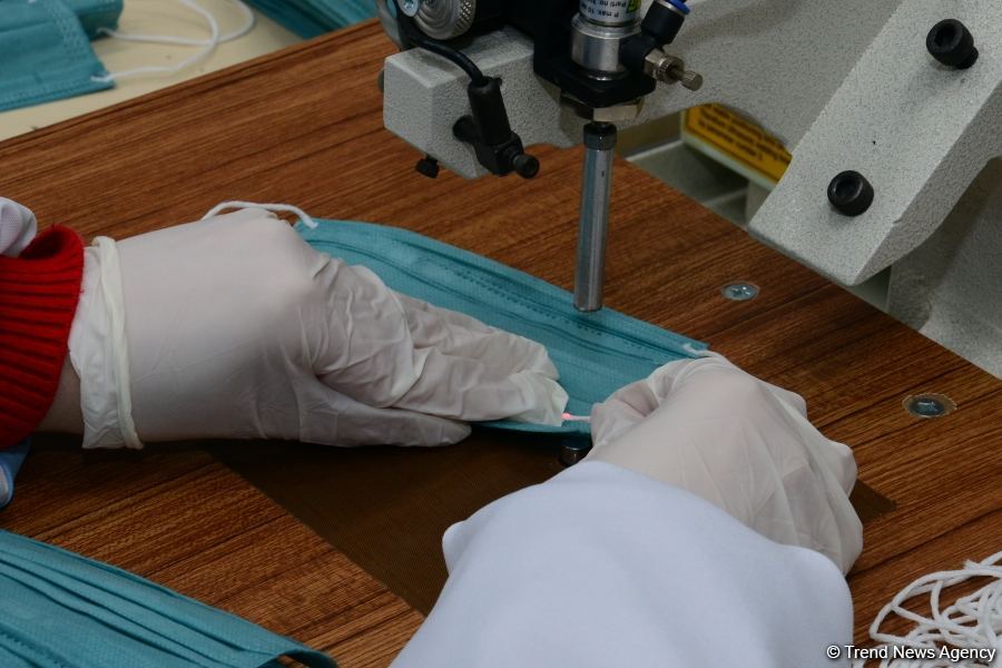 Azerbaijan launches production of medical masks (PHOTO/VIDEO) (UPDATE)