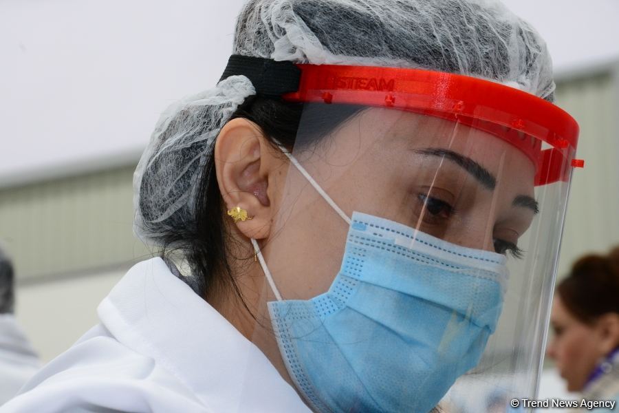 Azerbaijan launches production of medical masks (PHOTO/VIDEO) (UPDATE)