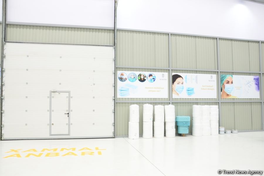 Azerbaijan launches production of medical masks (PHOTO/VIDEO) (UPDATE)