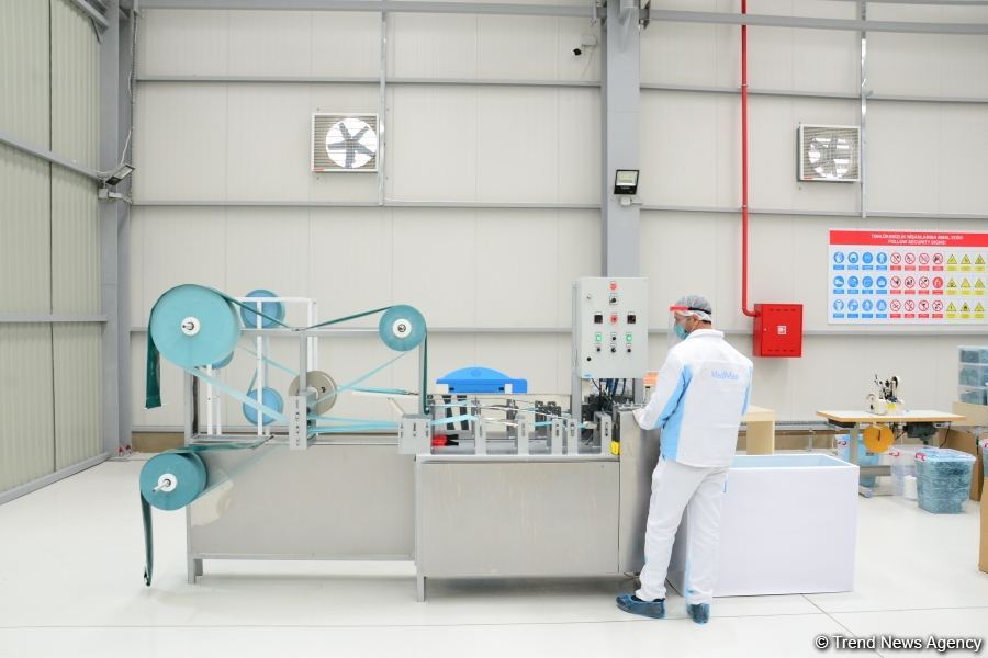 Azerbaijan launches production of medical masks (PHOTO/VIDEO) (UPDATE)