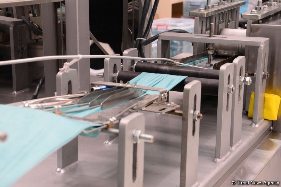 Azerbaijan launches production of medical masks (PHOTO/VIDEO) (UPDATE)
