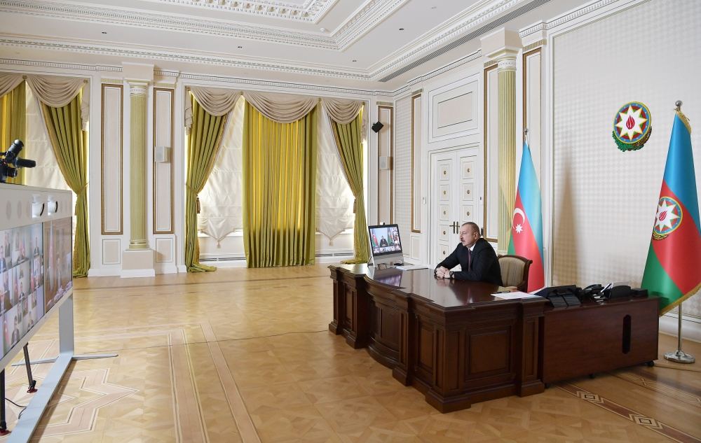 President Ilham Aliyev chaired meeting on 2020 Q1 socio-economic results through videoconference (PHOTO/VIDEO)