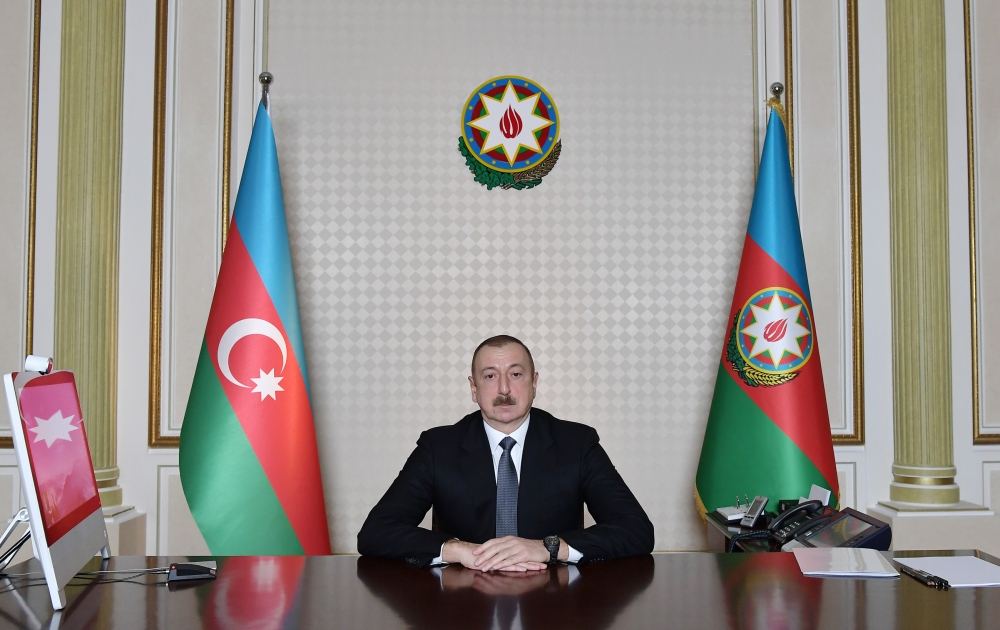 President Ilham Aliyev held meeting through videoconference with participation of ministers of labor and social protection of population and economy (PHOTO)