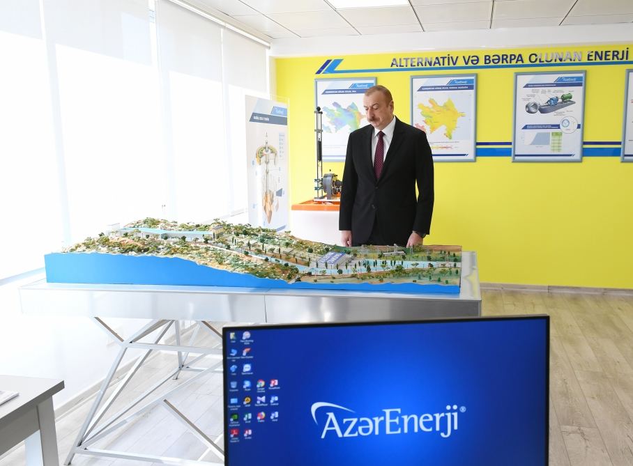 President Ilham Aliyev inaugurated newly-reconstructed main administrative, scientific, educational and laboratory complex of AzerEnergy OJSC (PHOTO)
