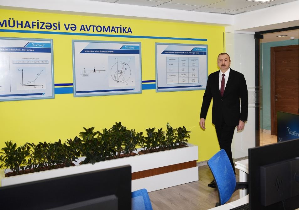 President Ilham Aliyev inaugurated newly-reconstructed main administrative, scientific, educational and laboratory complex of AzerEnergy OJSC (PHOTO)