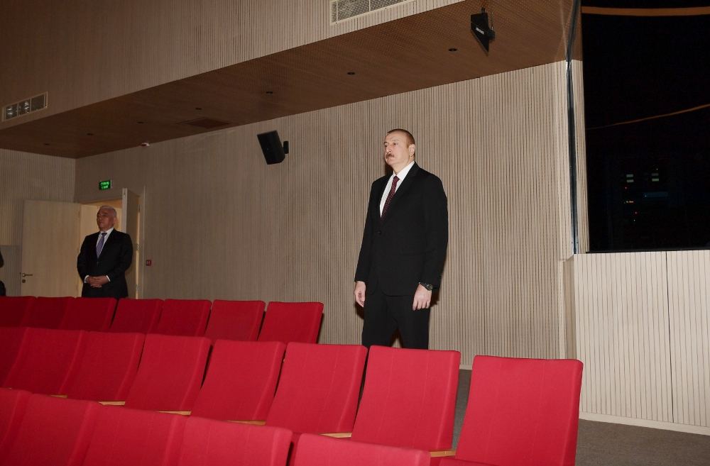 President Ilham Aliyev inaugurated newly-reconstructed main administrative, scientific, educational and laboratory complex of AzerEnergy OJSC (PHOTO)