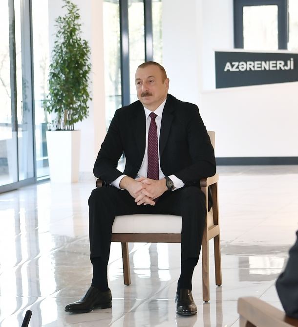 President Ilham Aliyev inaugurated newly-reconstructed main administrative, scientific, educational and laboratory complex of AzerEnergy OJSC (PHOTO)