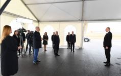 President Ilham Aliyev attended opening of main gas pipeline laid to Sumgayit (PHOTO/VIDEO)