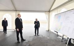 President Ilham Aliyev attended opening of main gas pipeline laid to Sumgayit (PHOTO/VIDEO)